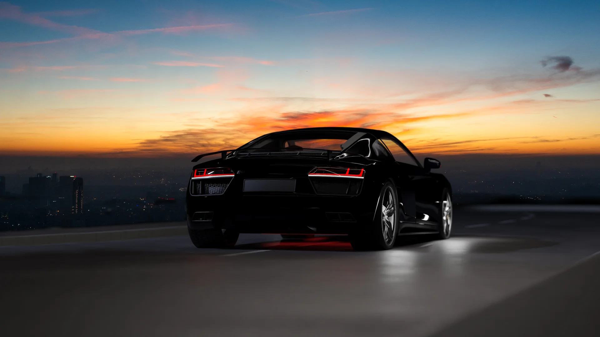 3d Illustration Work Car Background. Cars wallpaper. 5760×3240px. Free download for personal use.