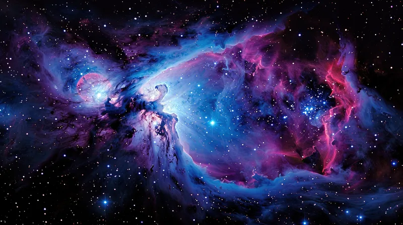 Abstract Ebula Galaxies Space Wallpaper