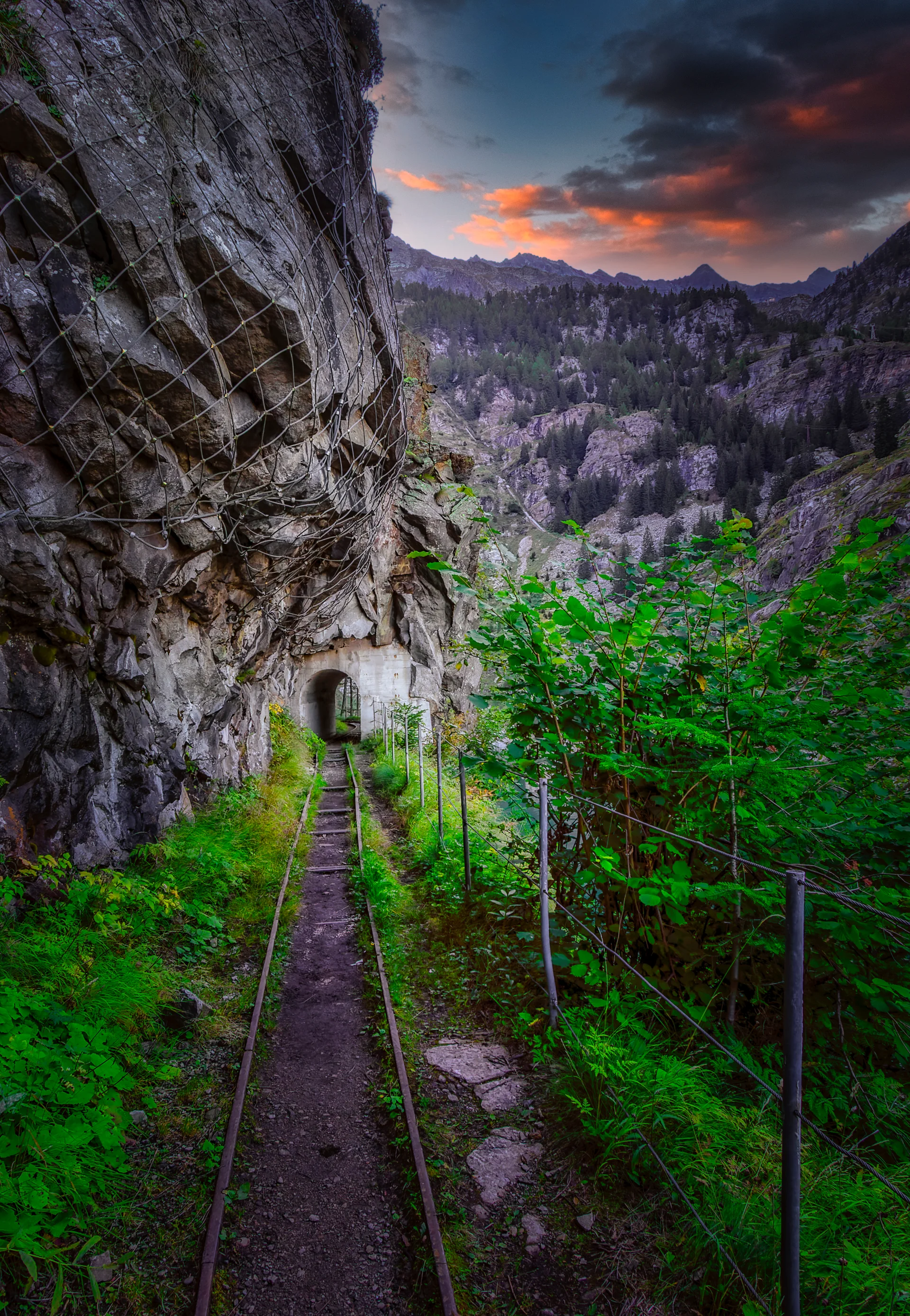 Ancient Railway Bridge Built Bricks. Cities wallpaper. 4554×6587px. Free download for personal use.