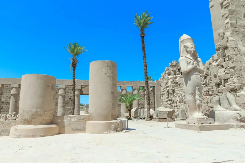 Ancient Ruins Karnak Temple Egypt