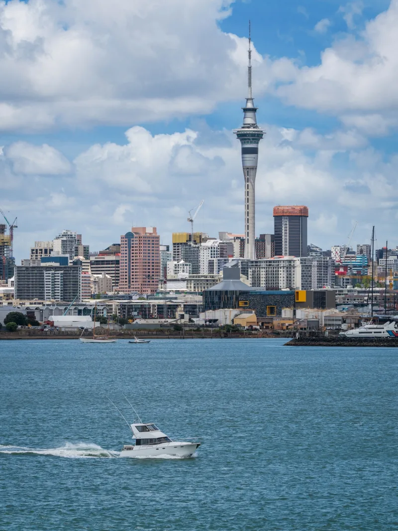 Auckland City Skyline New Zealand