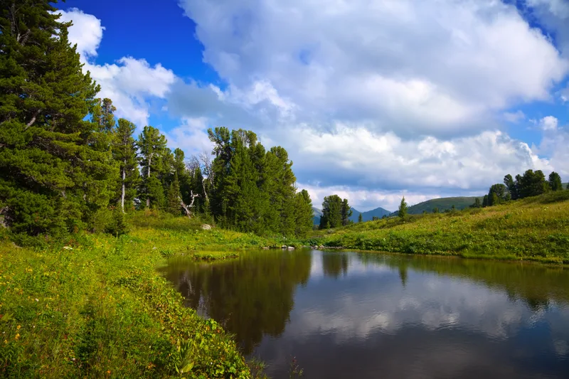 Ayryk Lakes Altai Mountains