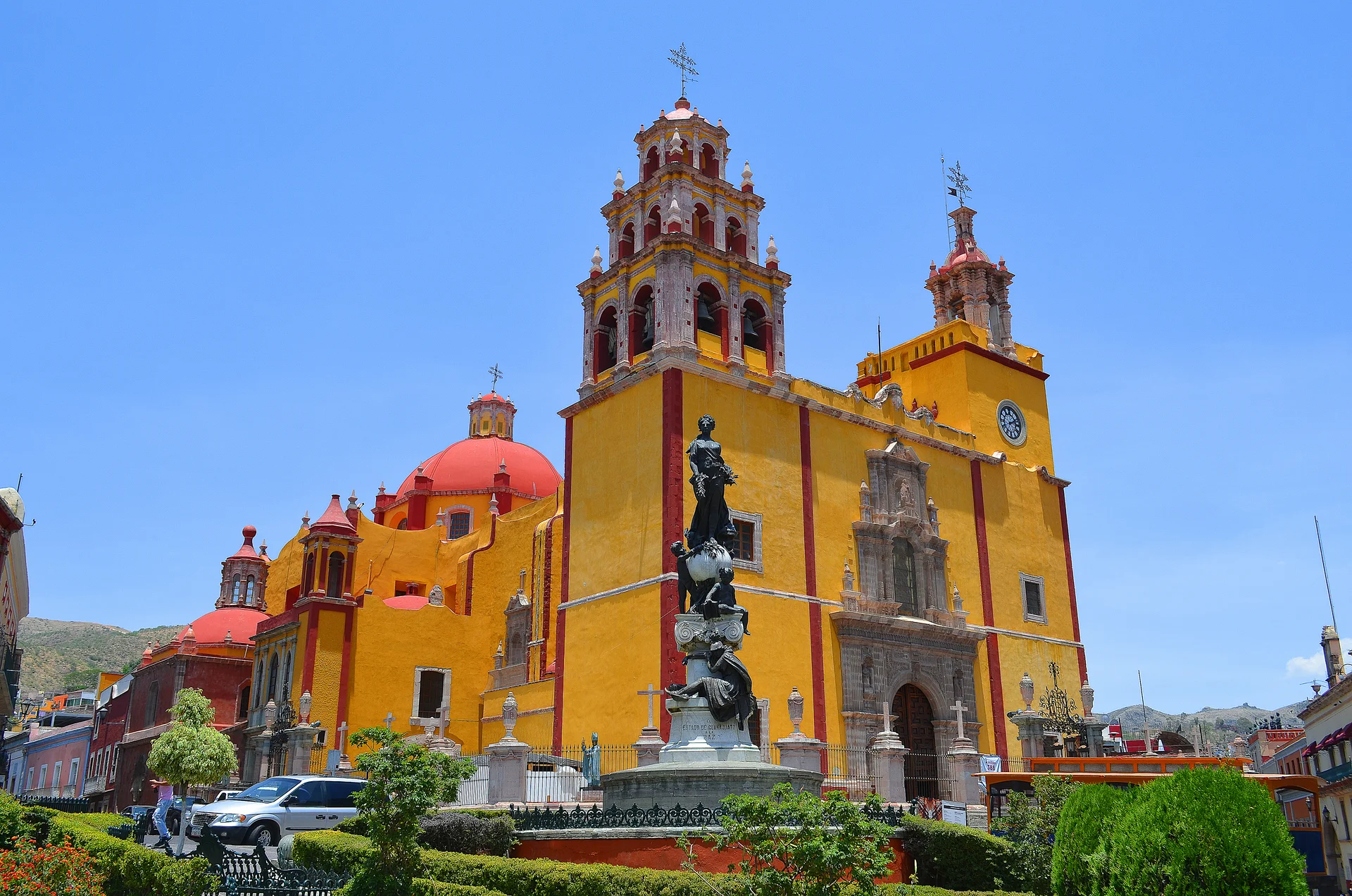 Basilica Our Lady Guanajuato Beautiful Yellow Church City Guanajuato Mexico. Uncategorized wallpaper. 4928×3264px. Free do…