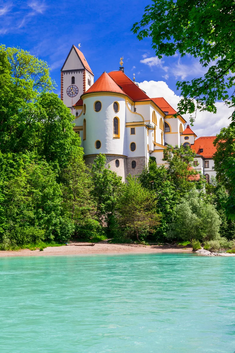 Bavarian Castles Fussen Town Bavaria Germany