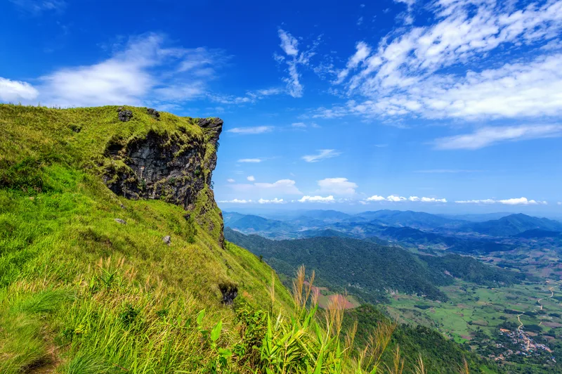 Beautiful Landscape Phu Chi Fa Phu Chi Fa National Park Chiang Rai Province Thailand
