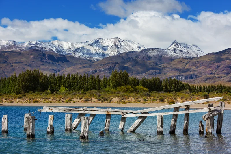 Beautiful Mountains Landscape Along Gravel Road Carretera Austral Southern Patagonia Chile