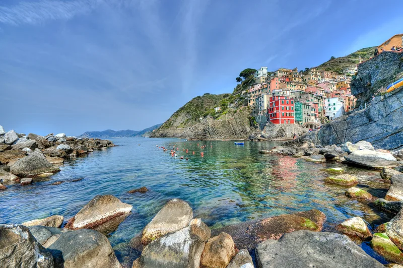 Beautiful Shot Coastal Area Cinque Terre Northwest Italy