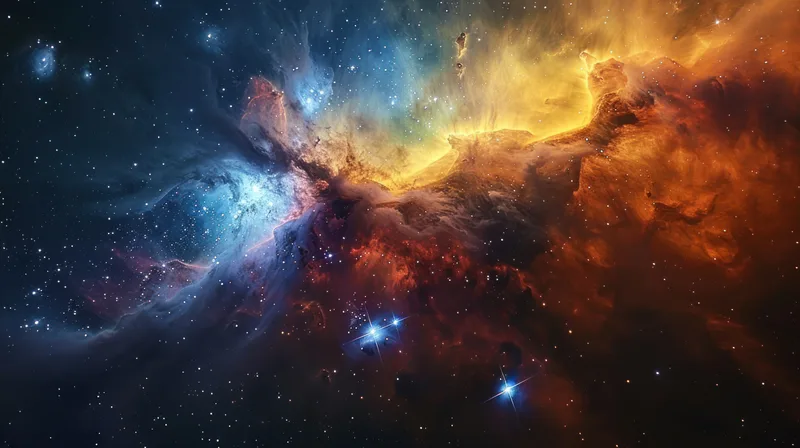 Beautiful Space Galaxy Cloud Nebula Colorful Star Night Cosmos Universe Science Astronomy Supernova Background Wallpaper