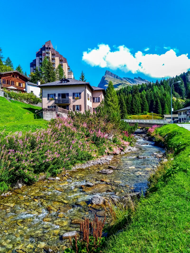 Beautiful Town San Bernardino Switzerland