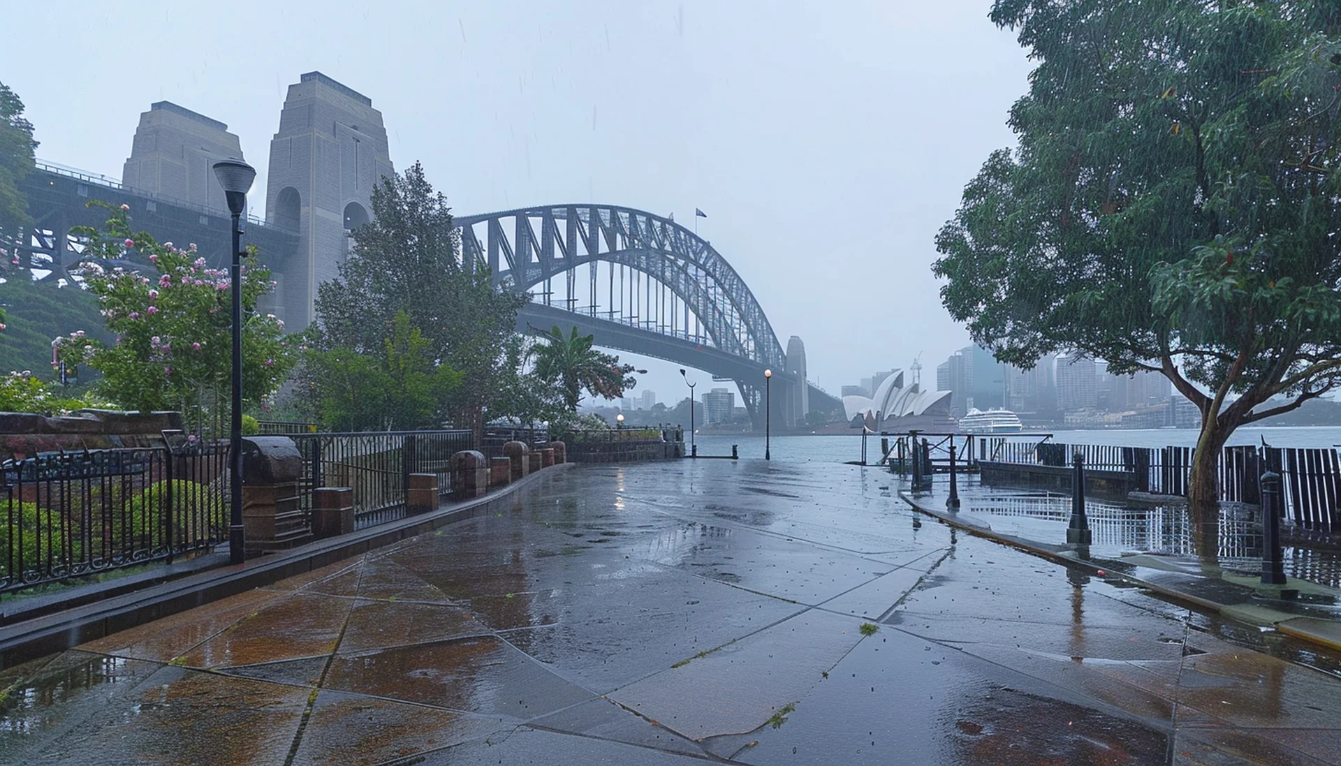 Beautiful View Sydney Harbor Bridge. Aerial wallpaper. 6067×3467px. Free download for personal use.