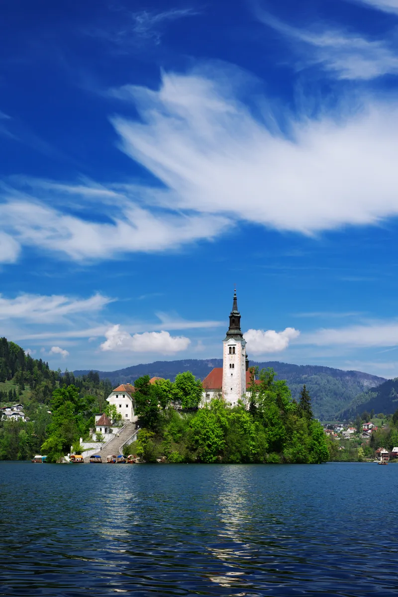 Bled Is Town Lake Bled Slovenia