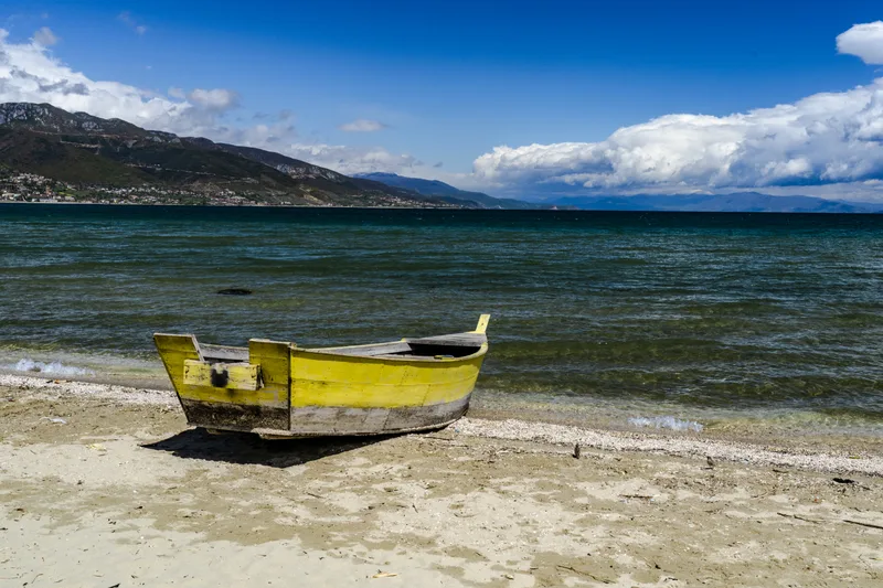 Boat Shore Lake Ohrid