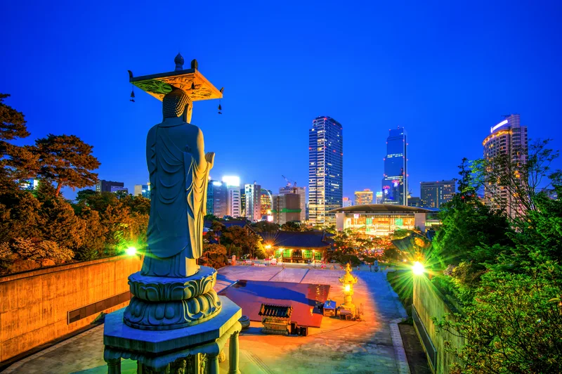 Bongeunsa Temple Seoul Korea