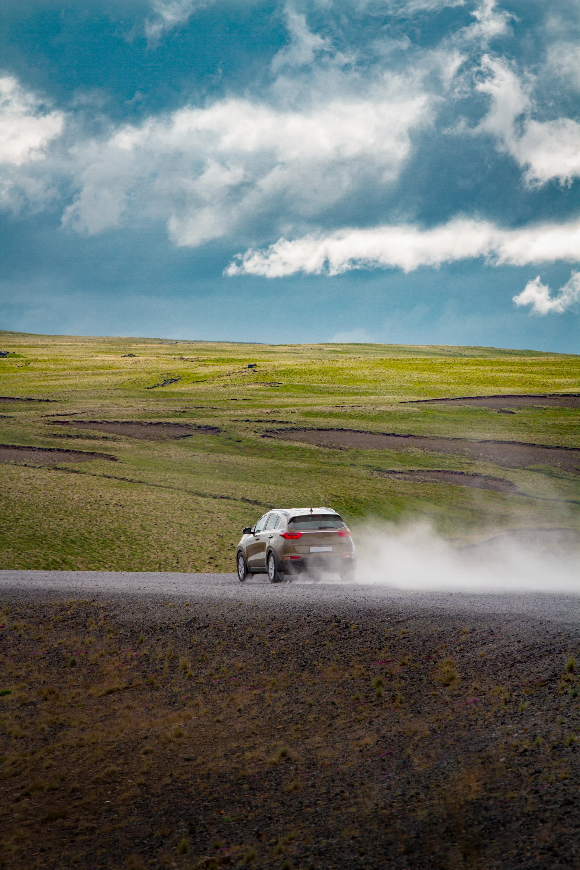 Car Beautiful Landscape View Iceland. Nature wallpaper. 3456×5184px. Free download for personal use.