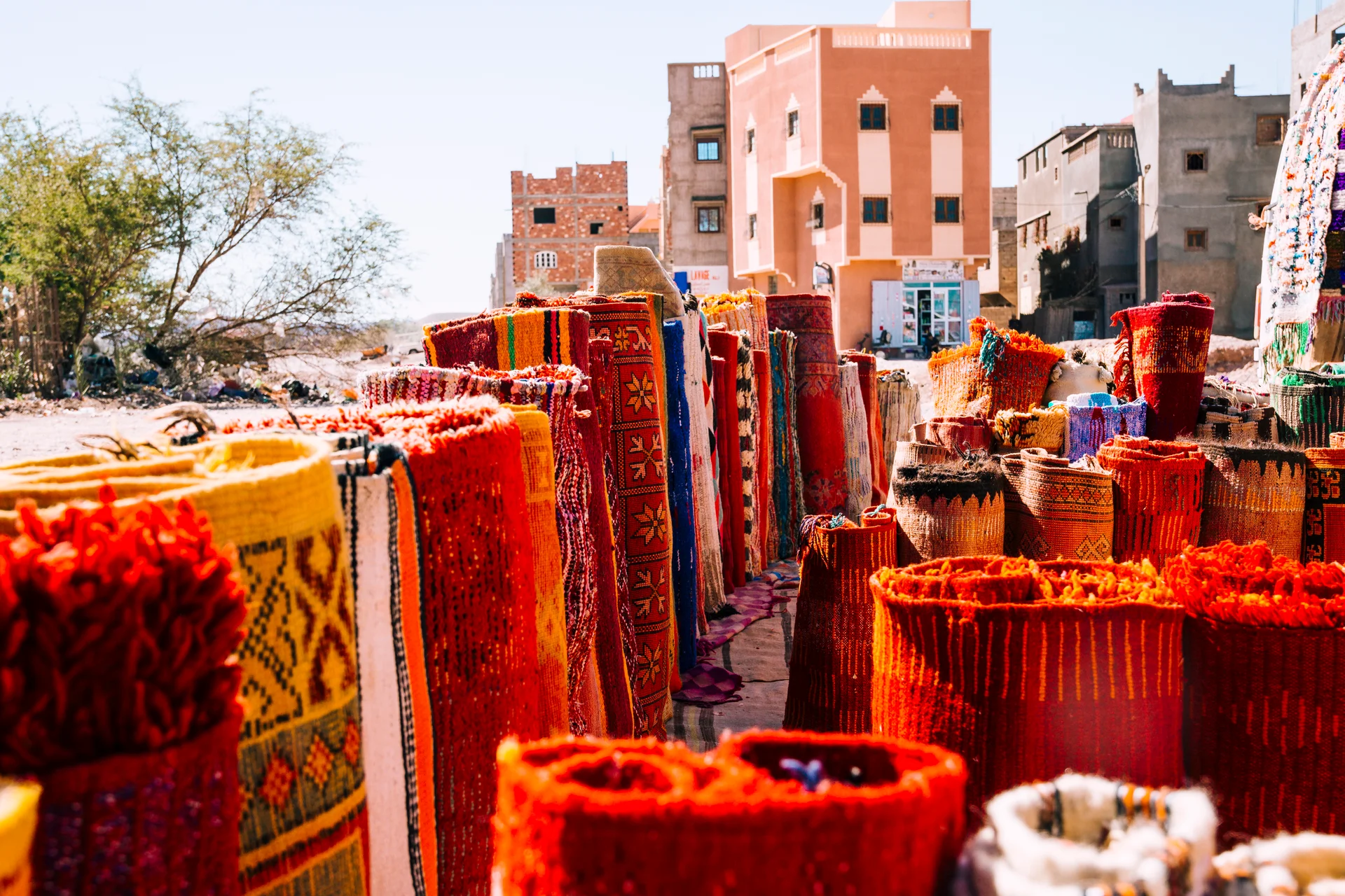Carpets Market Marrakech. Uncategorized wallpaper. 5760×3840px. Free download for personal use.