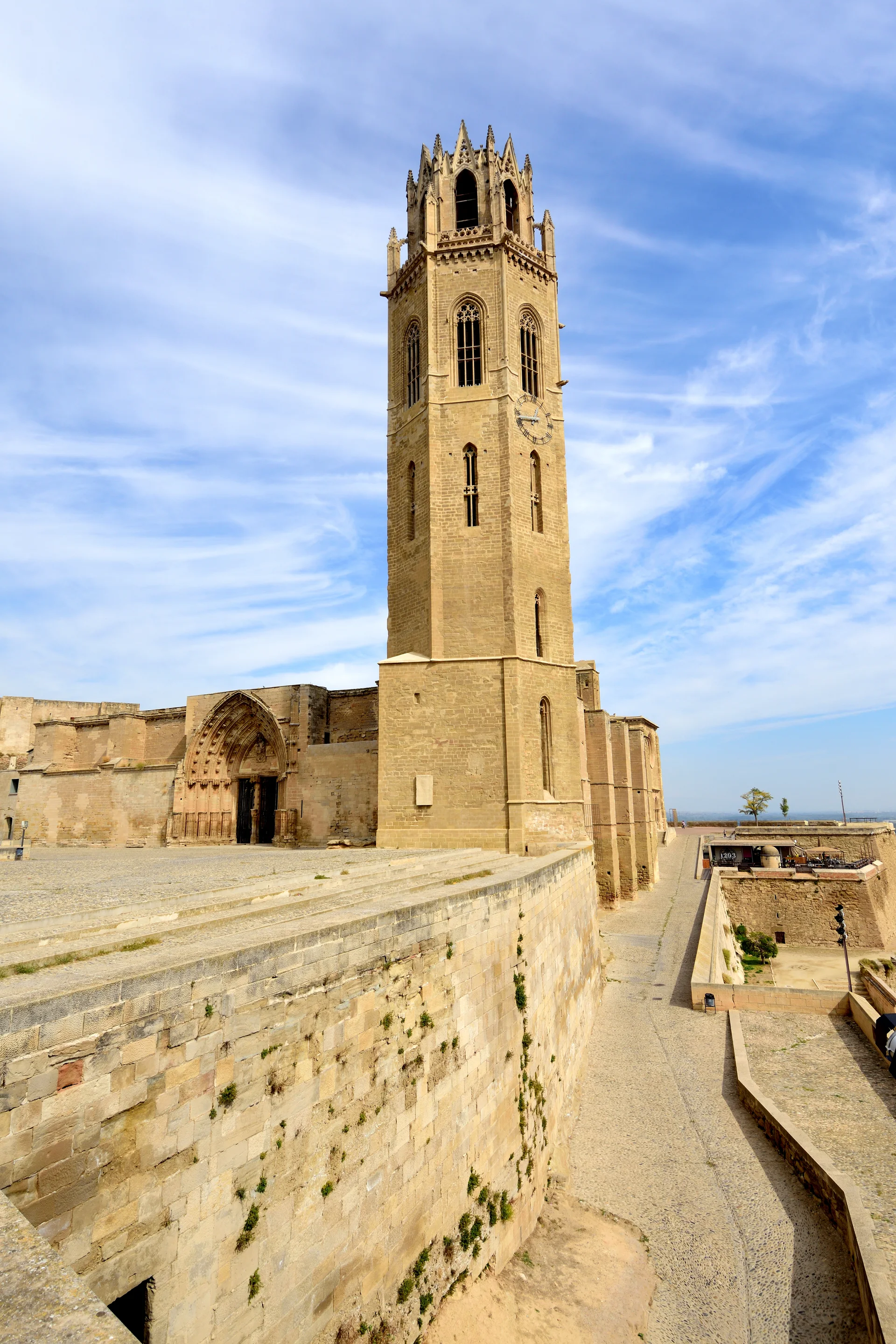 Cathedral Lleida La Seu Vella Lleida Catalonia Spain. Uncategorized wallpaper. 4000×6000px. Free download for personal use.