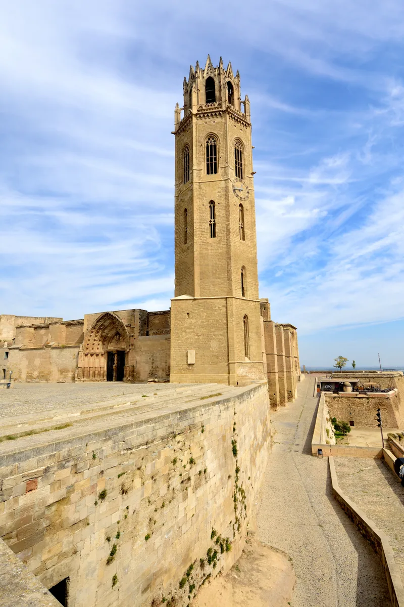 Cathedral Lleida La Seu Vella Lleida Catalonia Spain