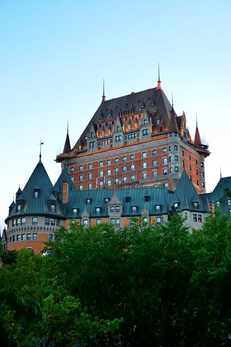 Chateau Frontenac Dusk Quebec City