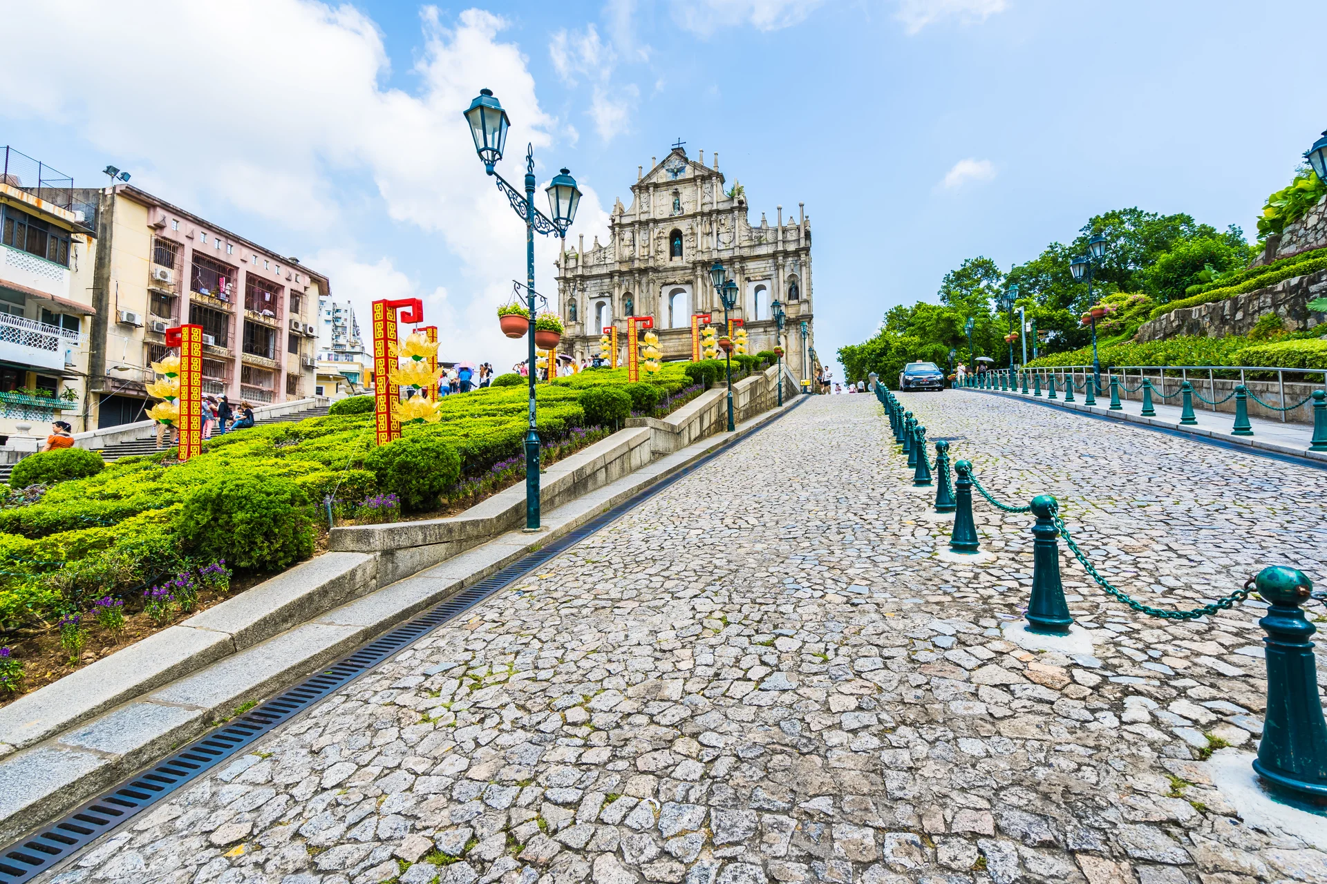 China Macau Beautiful Old Architecture Building With Ruin St Paul Church. Cities wallpaper. 6000×4000px. Free download for…