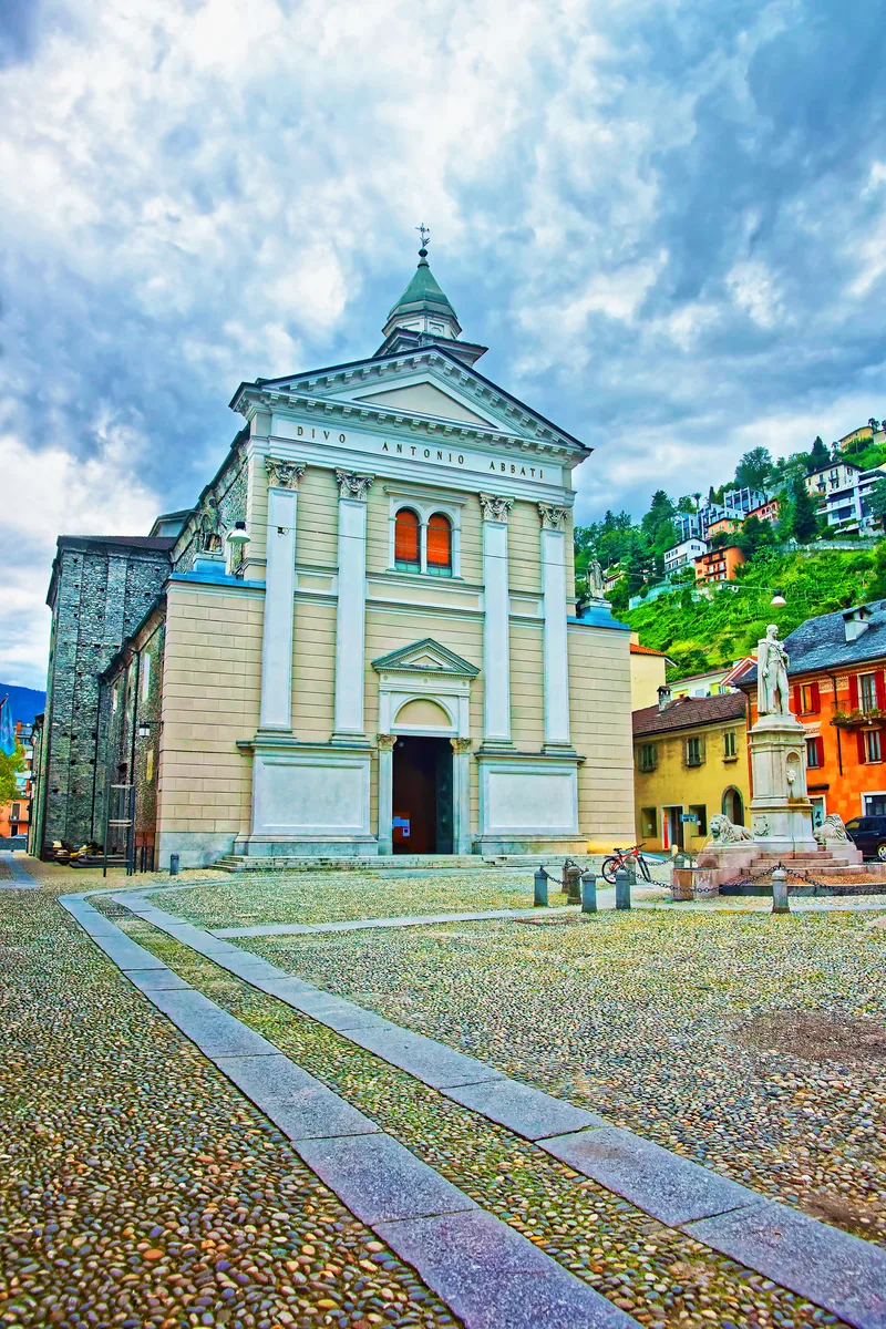 Church Saint Antonio Abate City Center Luxurious Resort Locarno Ticino Canton Switzerland