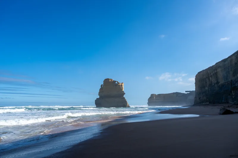 Clifton Beach Twelve Apostles Along Great Ocean Road Australia