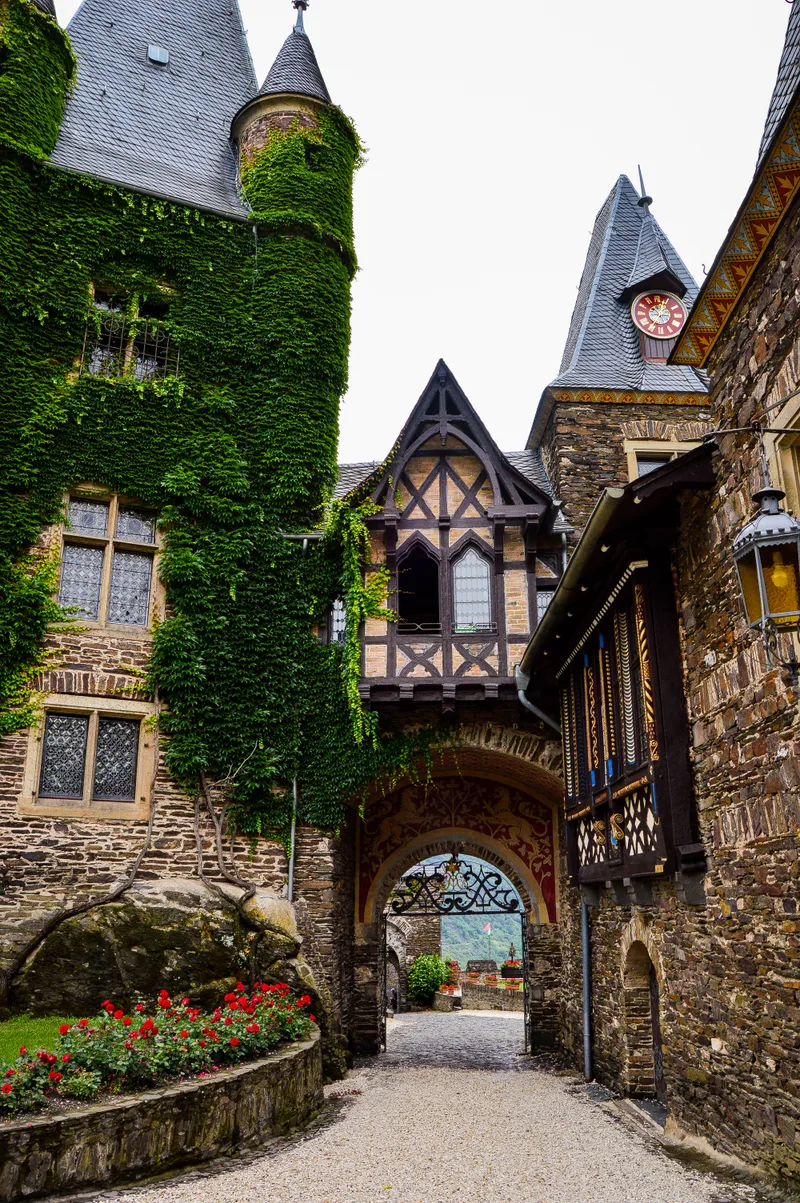 Closeup Shot Cochem Streets Germany