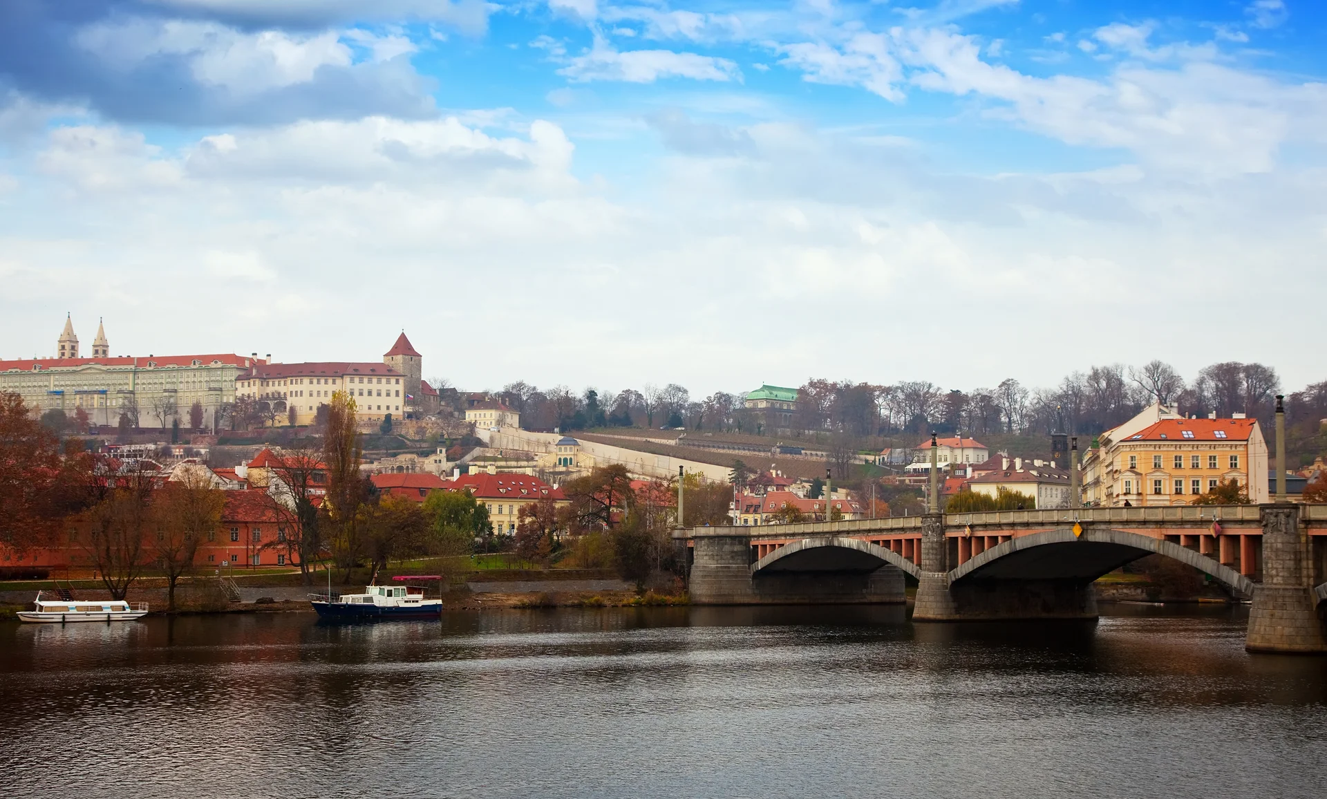 Day View Prague. Aerial wallpaper. 4154×2500px. Free download for personal use.