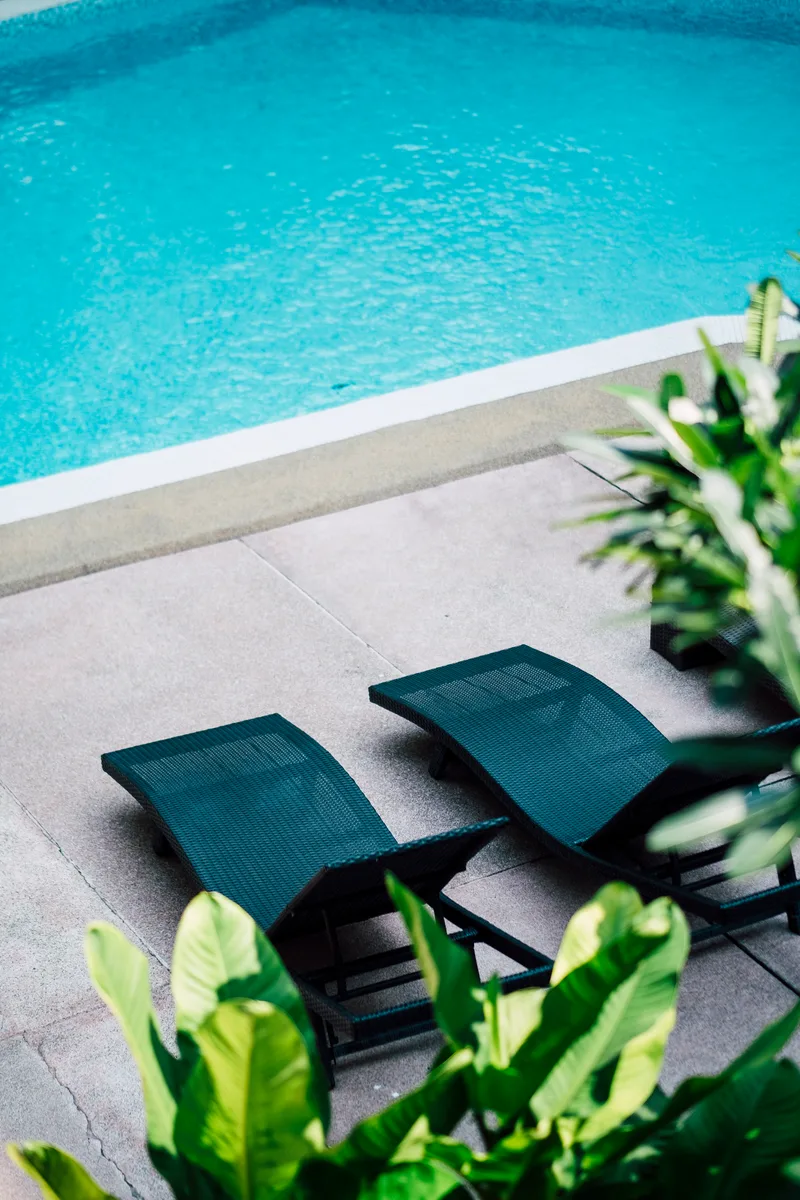 Deckchair Swimming Pool