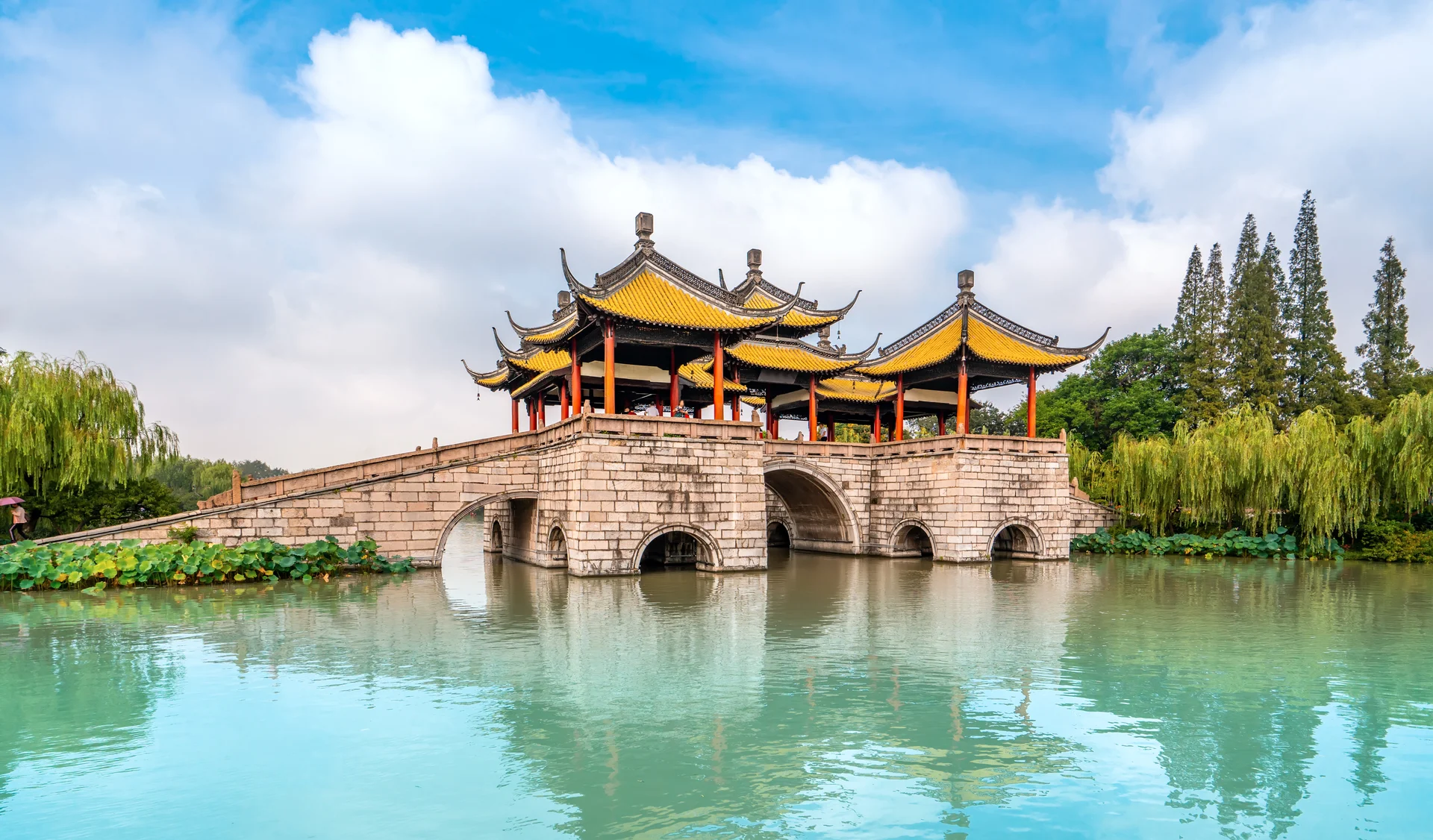 Famous Classical Garden Construction Bridge Yangzhou China. Uncategorized wallpaper. 7952×4664px. Free download for person…