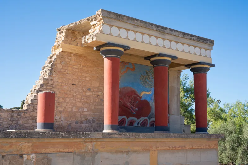 Famous Knossos Palace