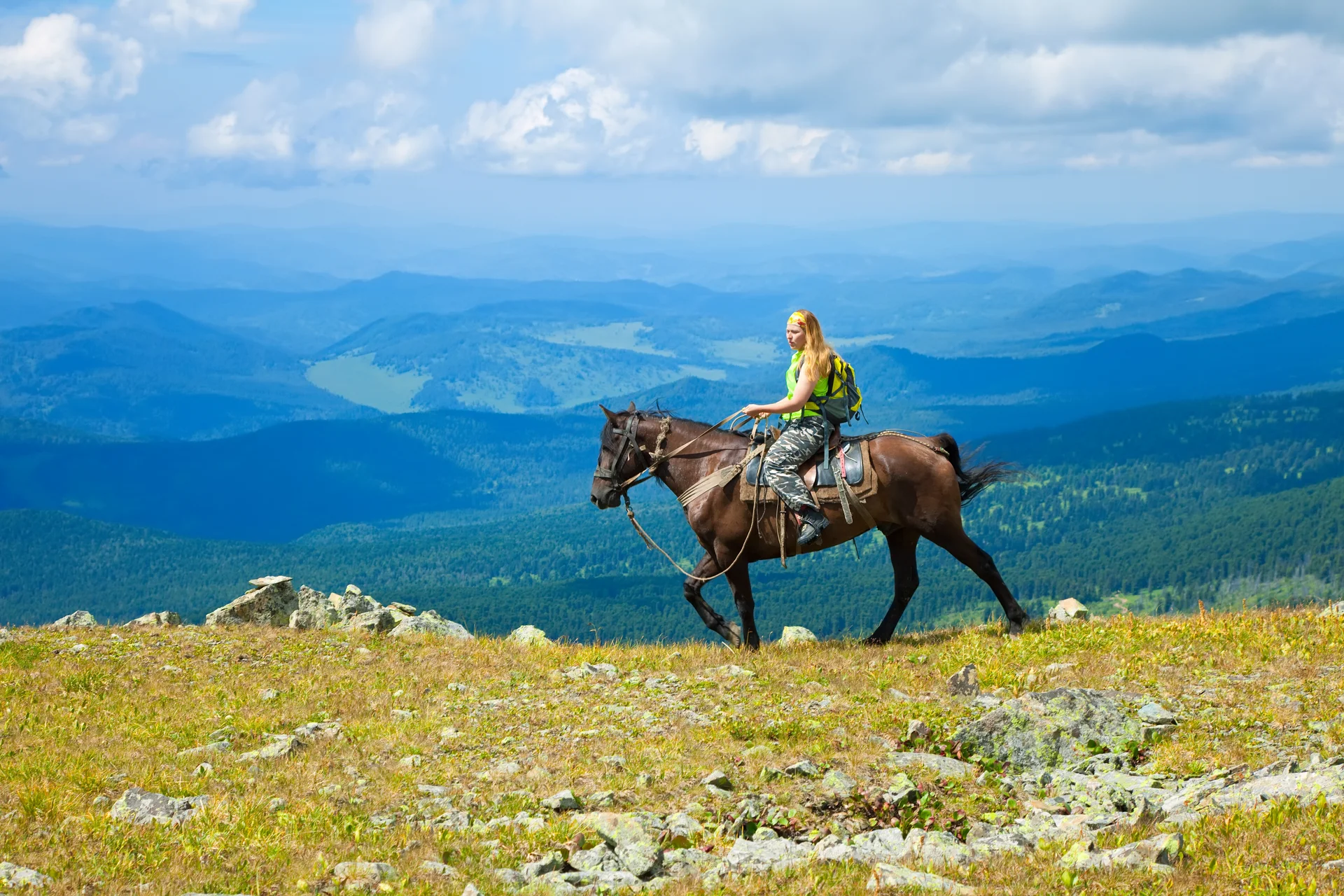 Female Tourist Horseback. Uncategorized wallpaper. 5000×3333px. Free download for personal use.