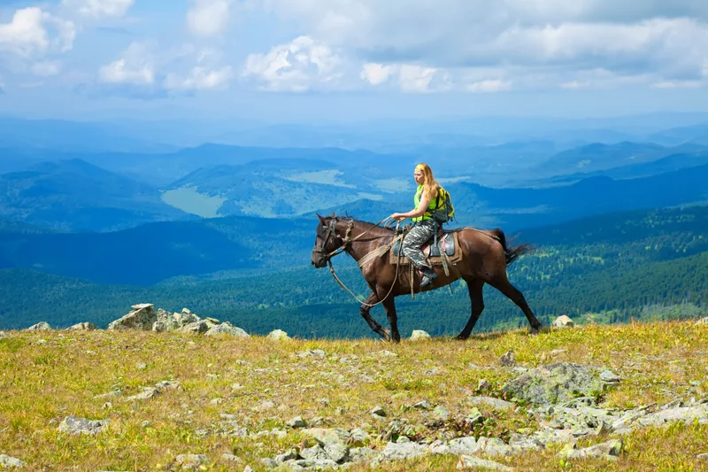 Female Tourist Horseback