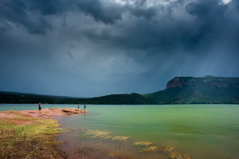 Flooding Spain S Lake Sau Catalonia