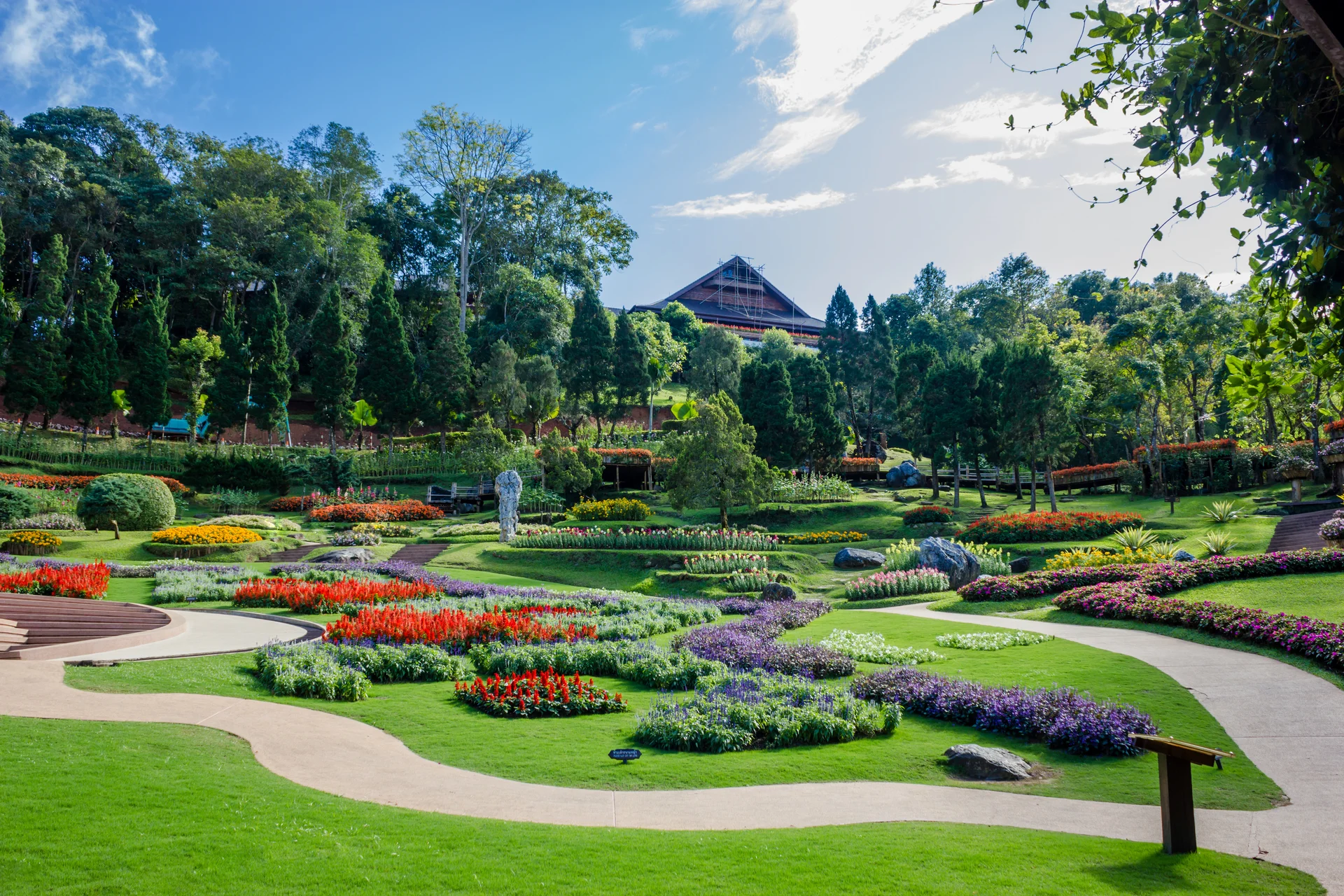 Garden Doi Tung Royal Villa Chiang Rai Thailand. Nature wallpaper. 5184×3456px. Free download for personal use.
