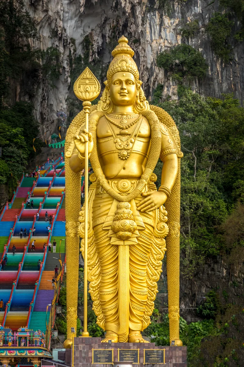 Golden Statue Batu Caves Kuala Lumpur