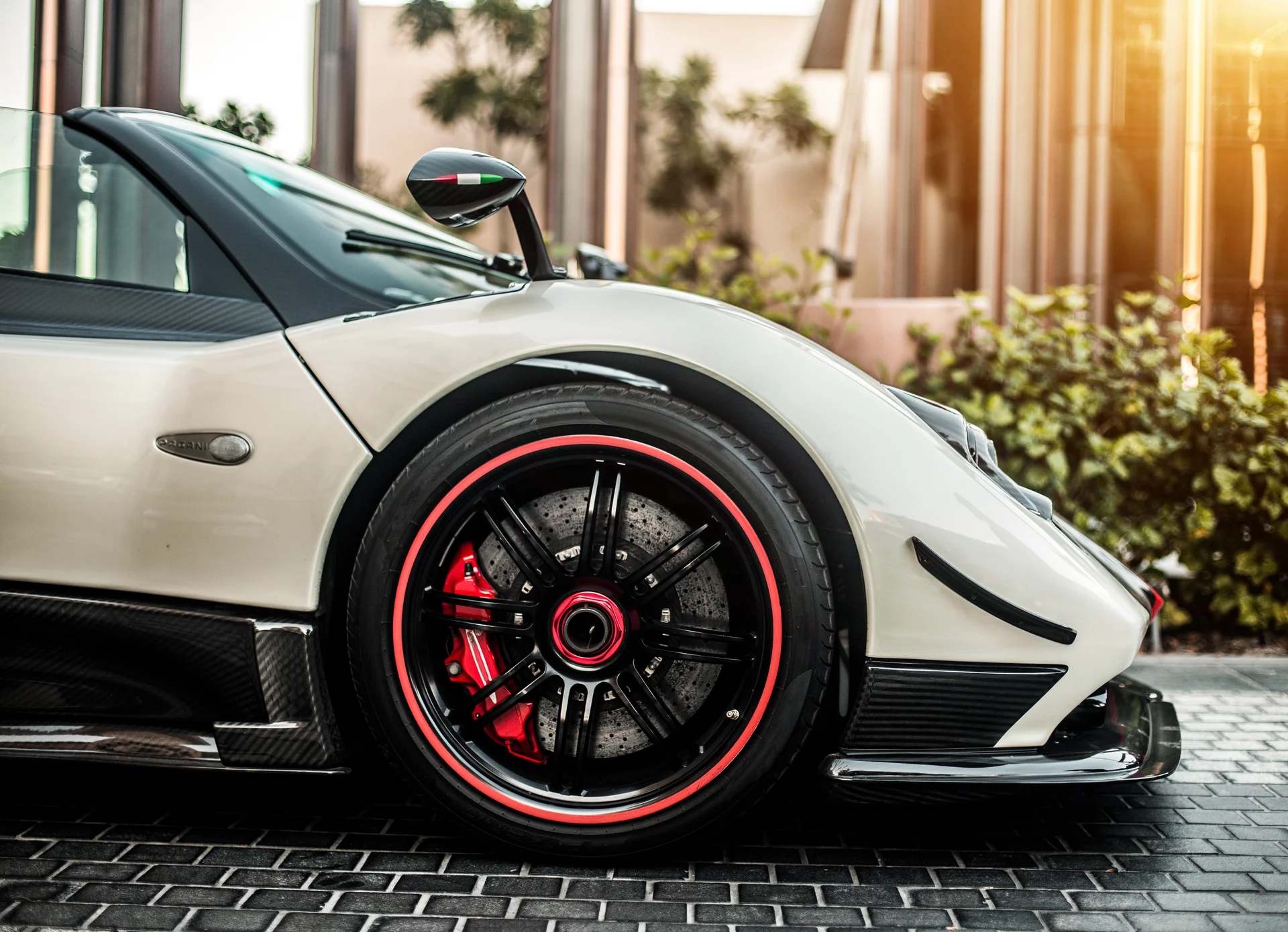 Grey Silver Color Sport Car Front Side View With Red Wheels Road. Cars wallpaper. 5040×3648px. Free download for personal …