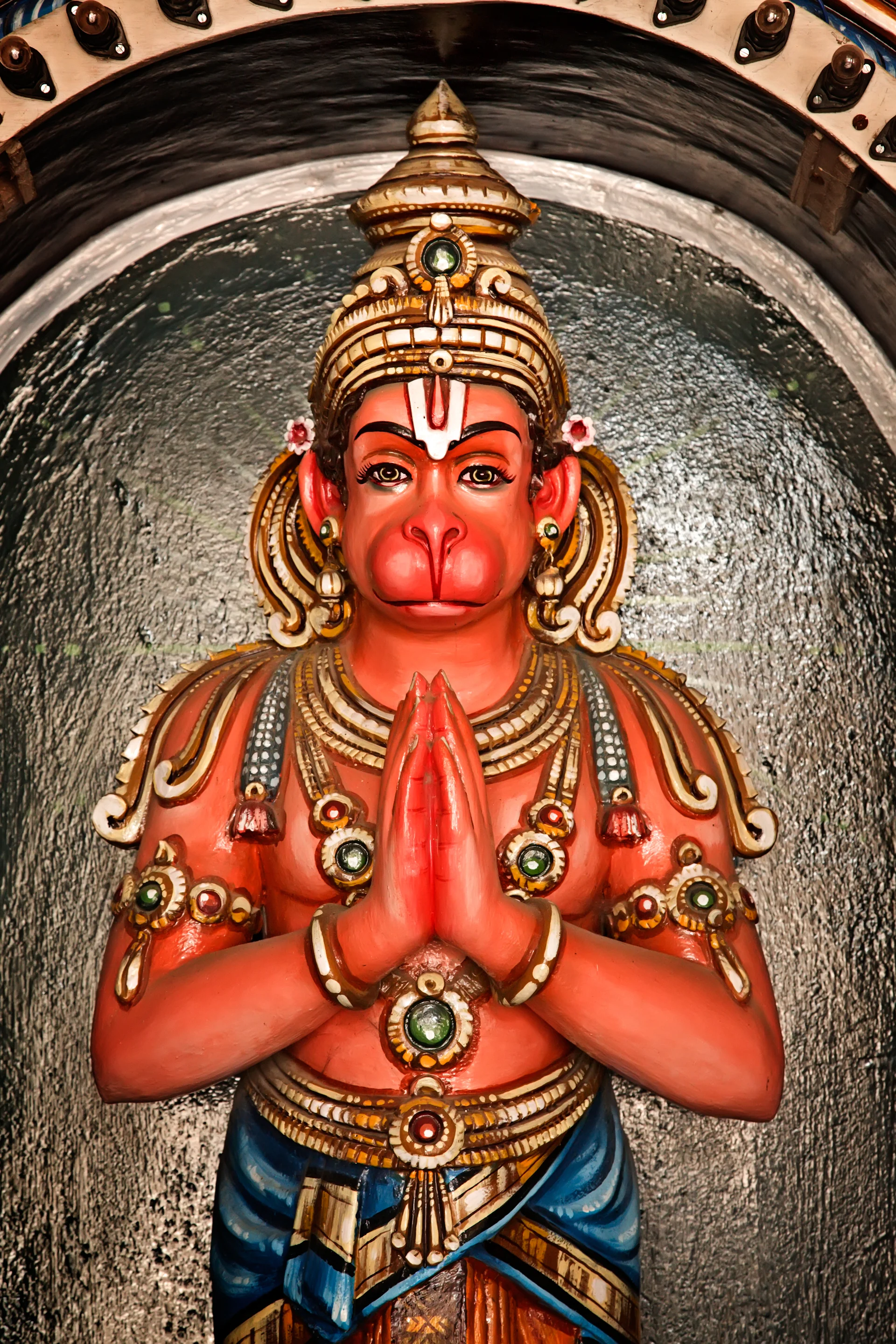 Hanuman Statue Hindu Temple Sri Ranganathaswamy Temple Tiru. Uncategorized wallpaper. 2367×3550px. Free download for perso…