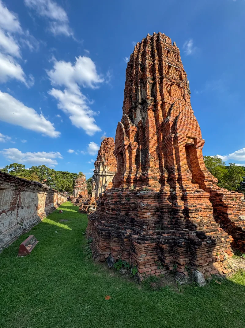 Historical Sight Buddhist Temple Stands Serene Silence Thailand