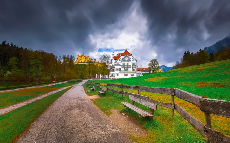 House With Fence Fence Front It