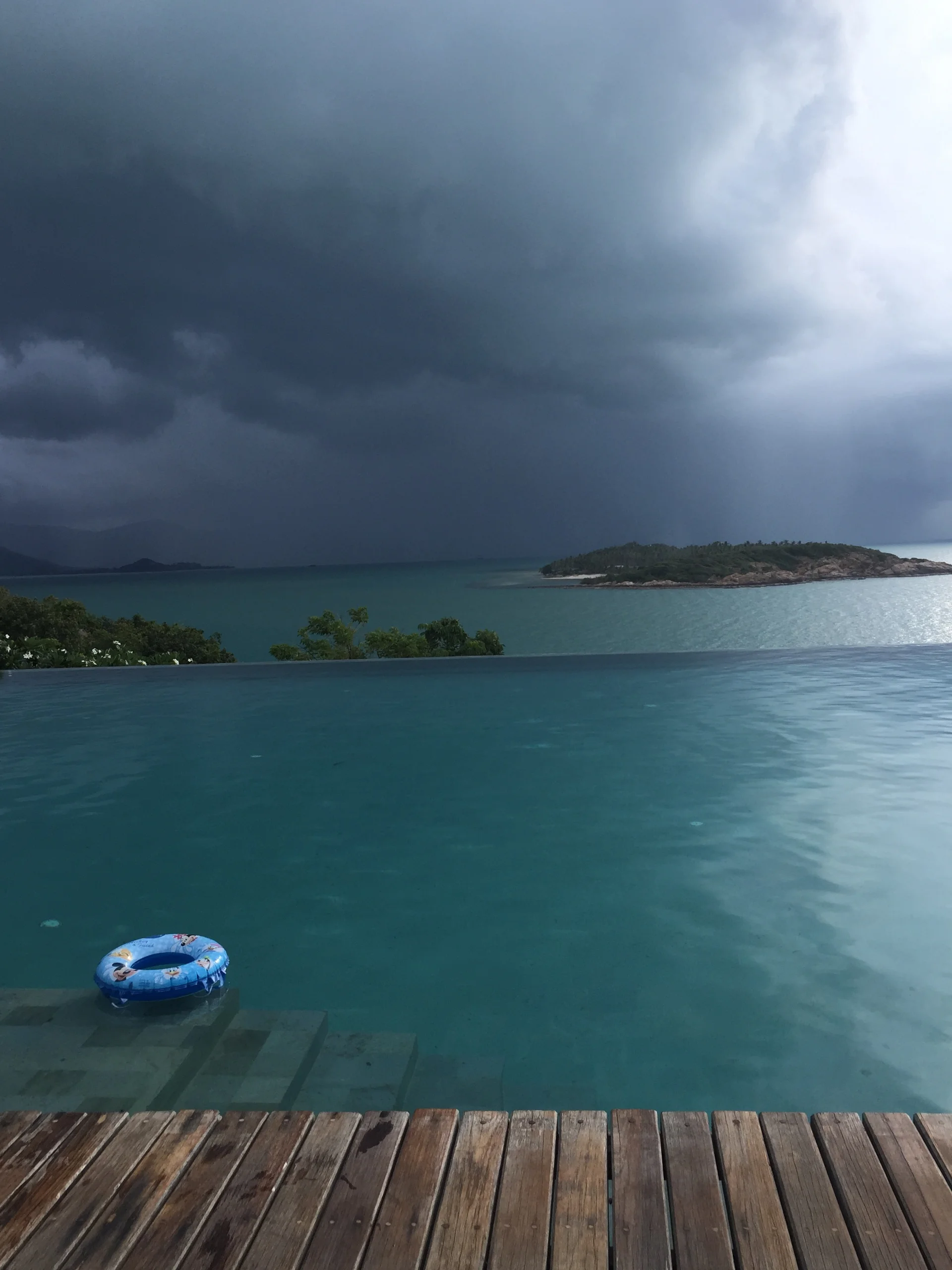 Infinity Pool Against Cloudy Sky. Uncategorized wallpaper. 2448×3264px. Free download for personal use.