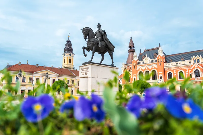 King Ferdinand I Statue Oradea Romania