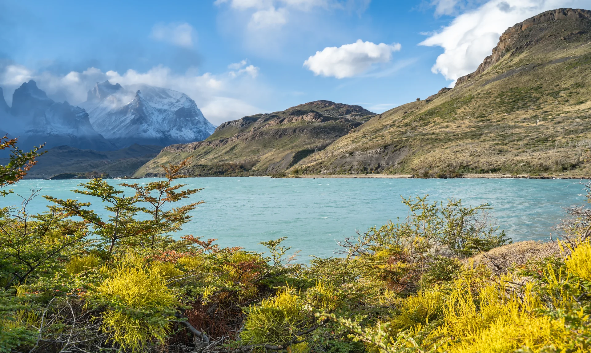 Landscape Lago Del Pehoe Torres Del Paine National Park Patagonia Chile. Nature wallpaper. 5546×3317px. Free download for …