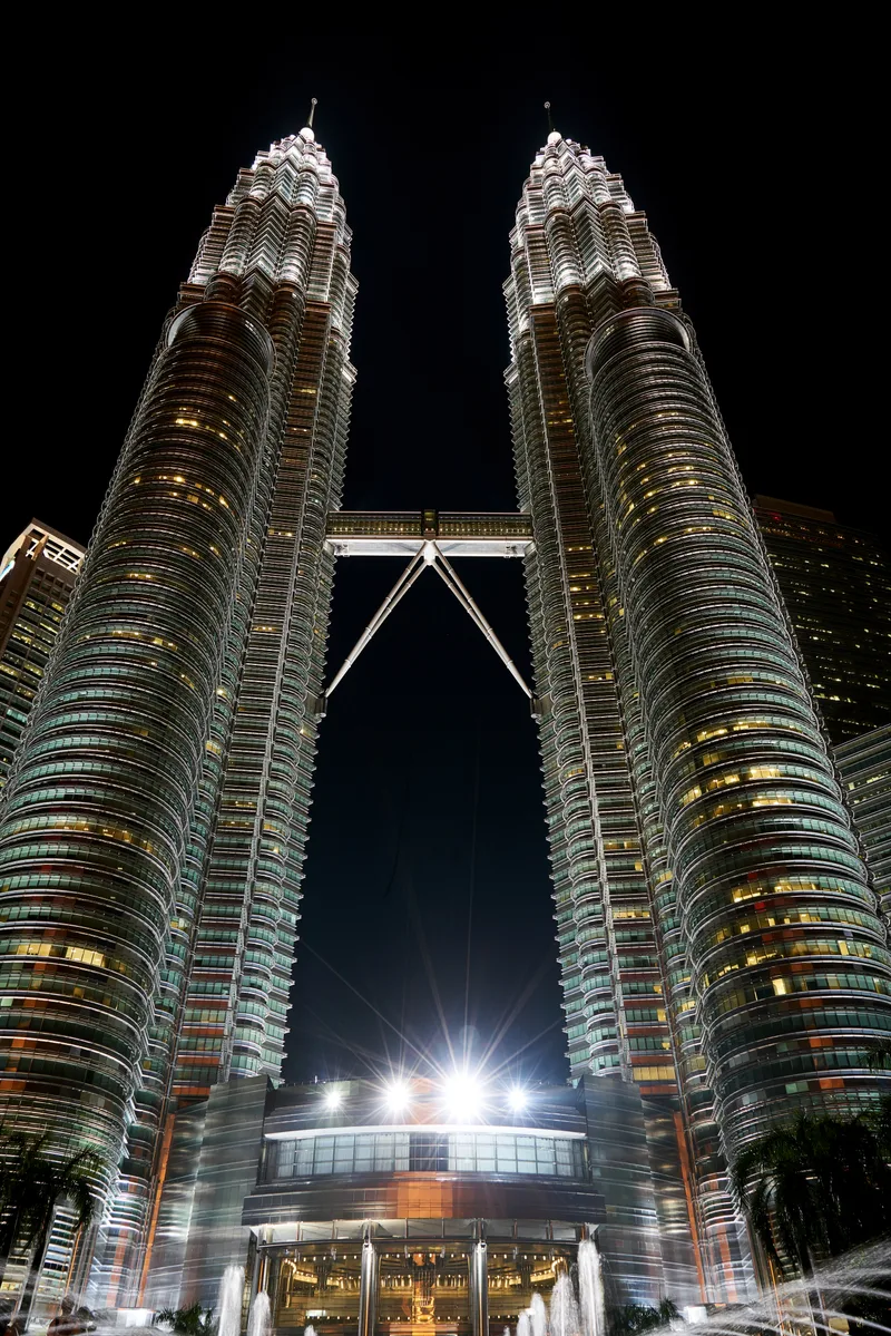 Lights Klcc Kuala Lumpur Building Malaysia