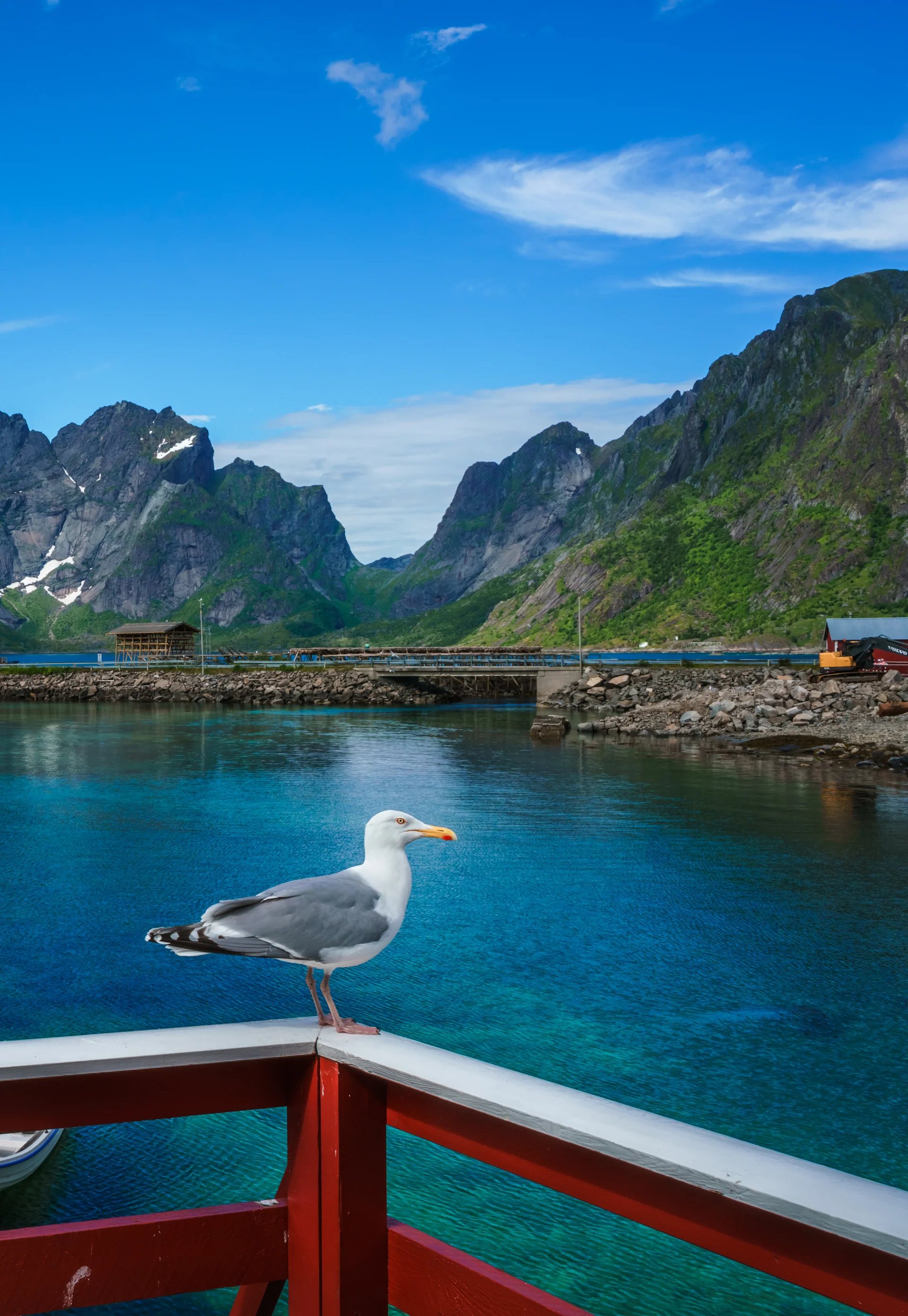 Lofoten Islands Is Archipelago County Nordland Norway Is Known Distinctive Scenery With Dramatic Mountains Peaks Open Sea …