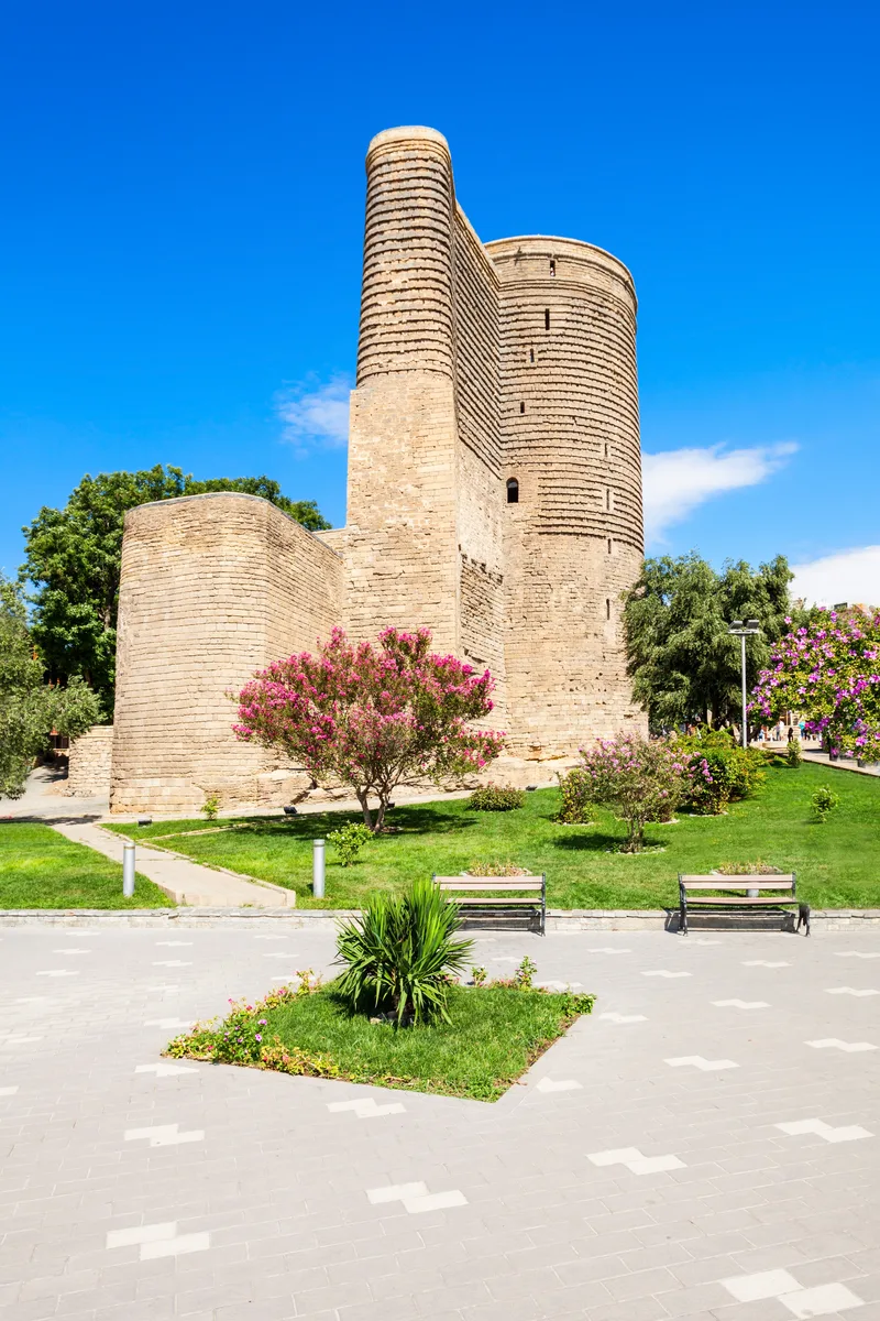 Maiden Tower Giz Galasi Old City Baku Azerbaijan Maiden Tower Was Built 12 Th Century As Part Walled City