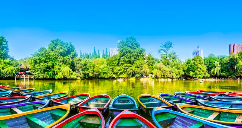 May Courtyard Narrow City China