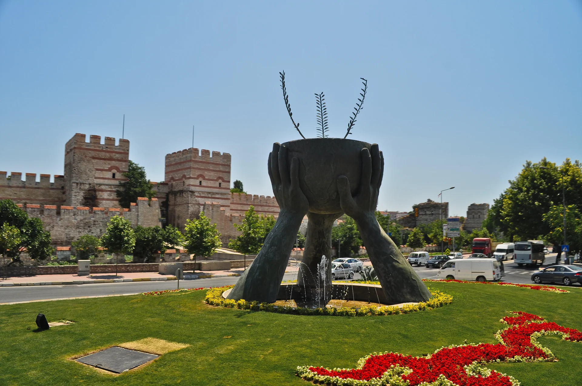 Monument With Three Hands Cup Istanbul. Uncategorized wallpaper. 4288×2848px. Free download for personal use.