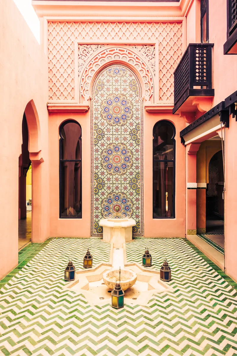 Mosaic Culture Art Pool Arabic