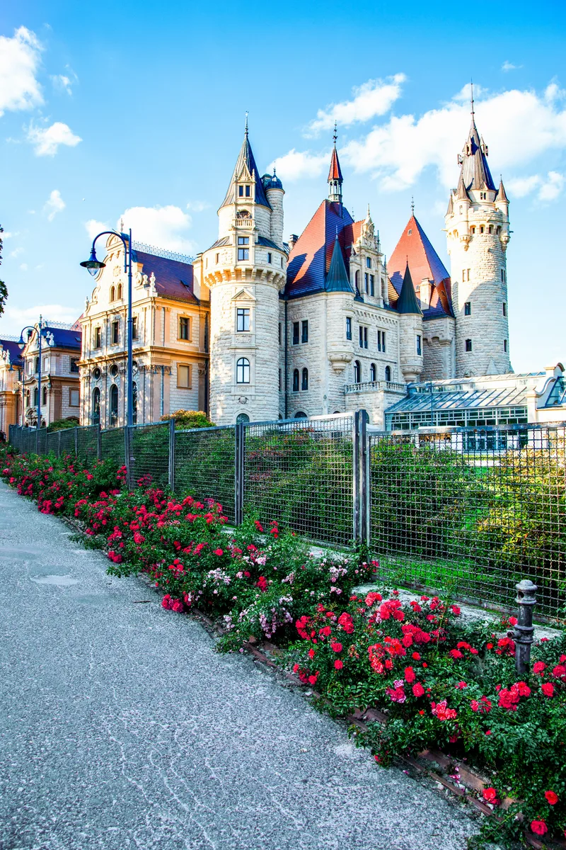 Moszna Castle Autumn Historic Fairytale Residence Poland
