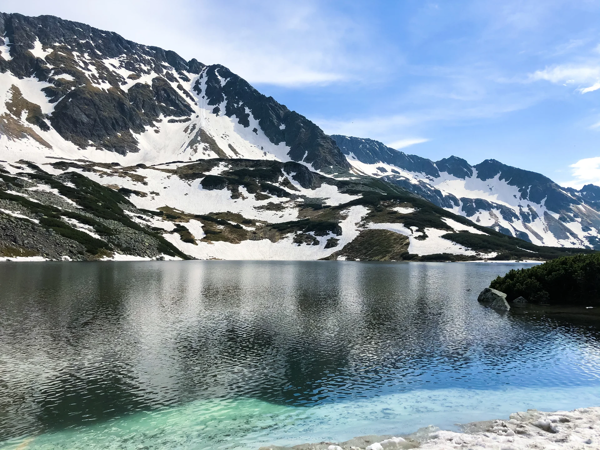 Mountain Scenery Reflecting Water Picturesque Winter Nature Tatra National Park. Nature wallpaper. 4032×3024px. Free downl…
